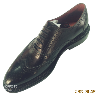 GOODYEAR WELTED TRIPPLE STITCHED LEATHER SHOES